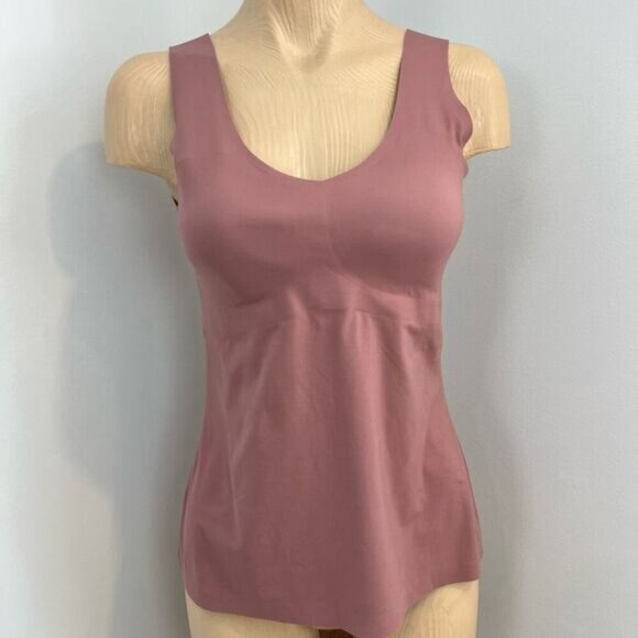 Knix Evolution Tank Top Size Medium Removable Pads Pink Ginger Women’s Comfort - Picture 1 of 14